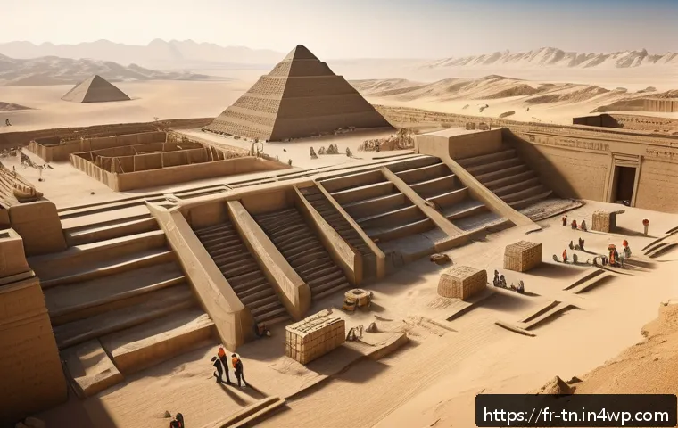 역사적 순례 여행의 다큐멘터리 추천 - An immersive 3D reconstruction of ancient Egyptian pyramid builders at a desert construction site, f...